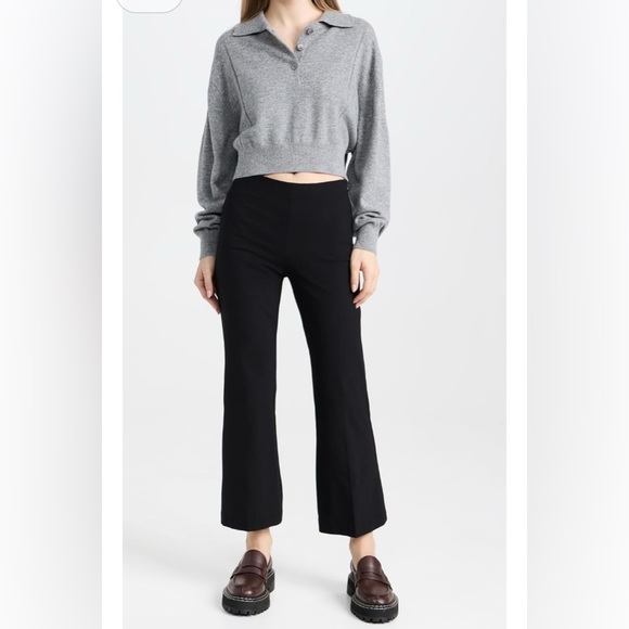 Theory Pants - NWT Theory CL Kick Pant Charcoal Bistretch Cropped Pants